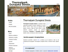 Tablet Screenshot of dunajska-streda.aquapark.sk